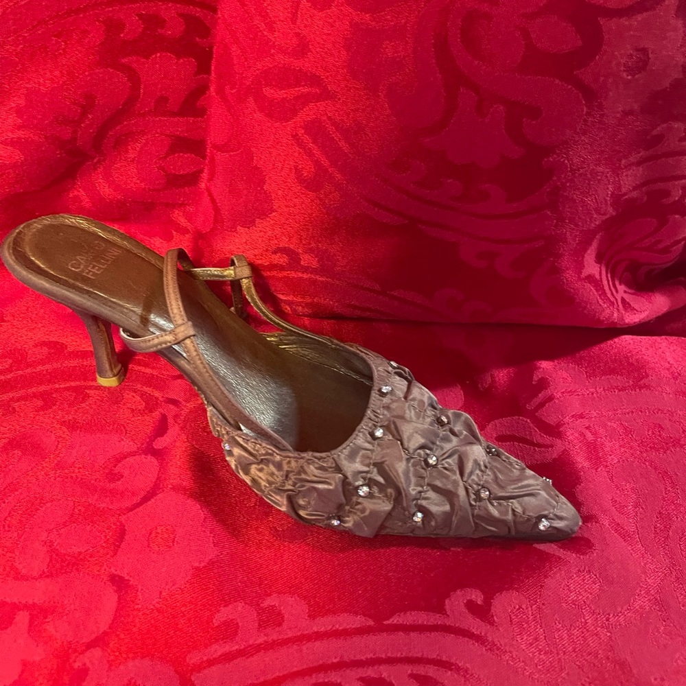 #37 brown w/ diamonds Carlo Fellini